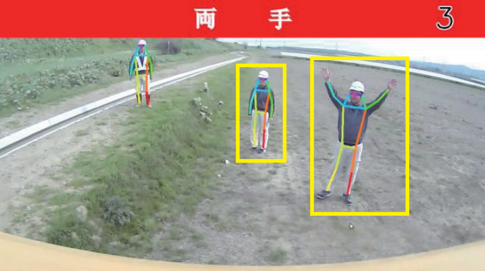運転席のモニター参考画面