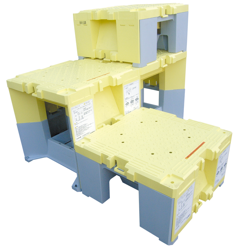 ステップキューブ(樹脂製作業台) | 建機（建設機械）・重機レンタルの