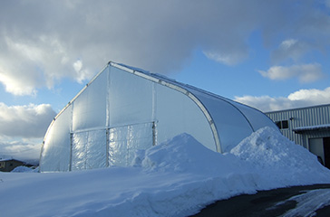 取り扱い商品　積雪対策テント