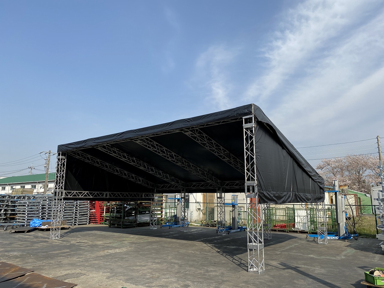 アルミトラス☆ 四角アルミトラス イベント 舞台 照明 ステージ