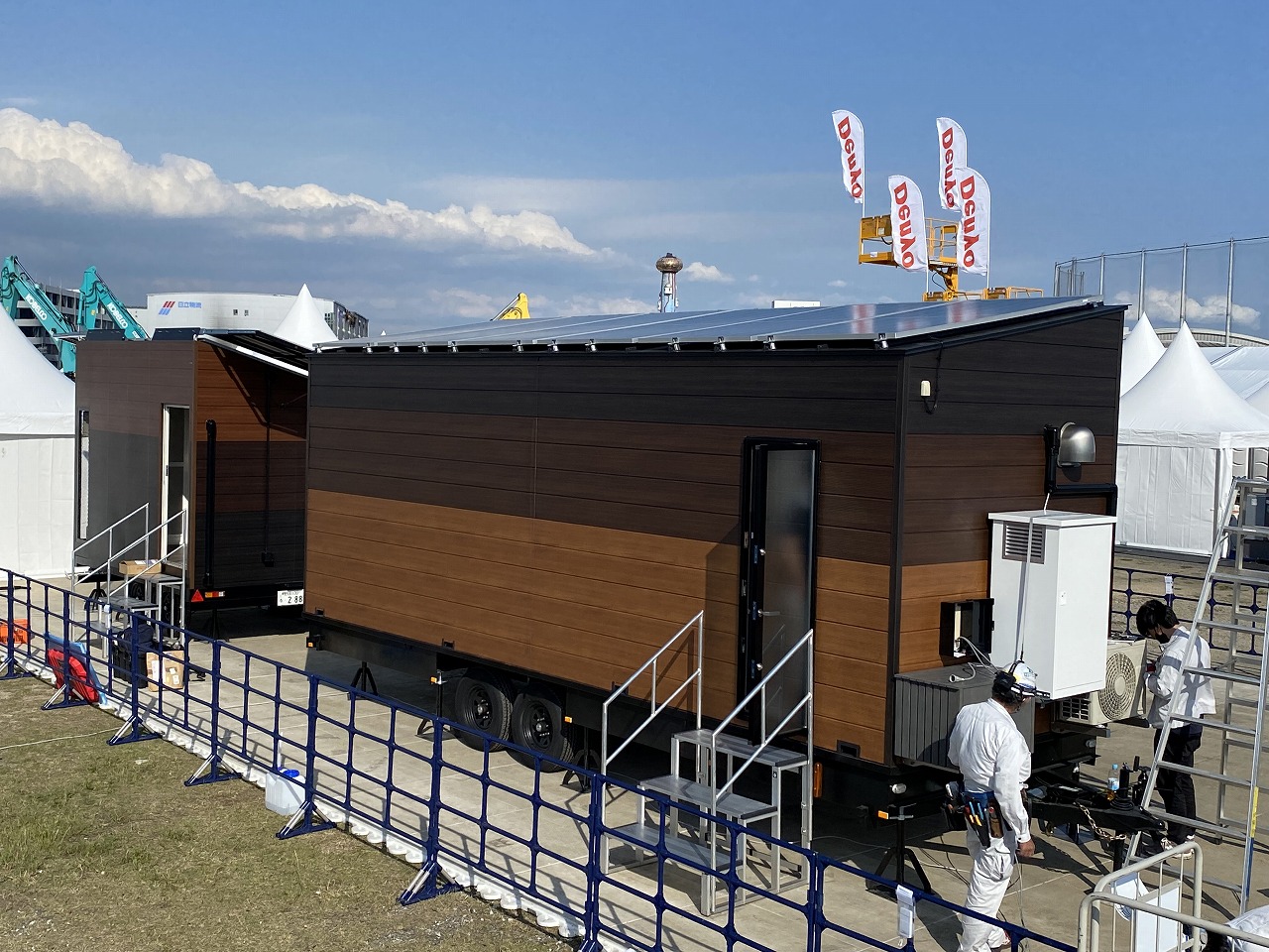 トレーラーハウスのレンタルは西尾レントオール株式会社へ