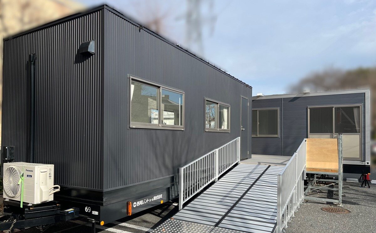 トレーラーハウスのレンタルは西尾レントオール株式会社へ