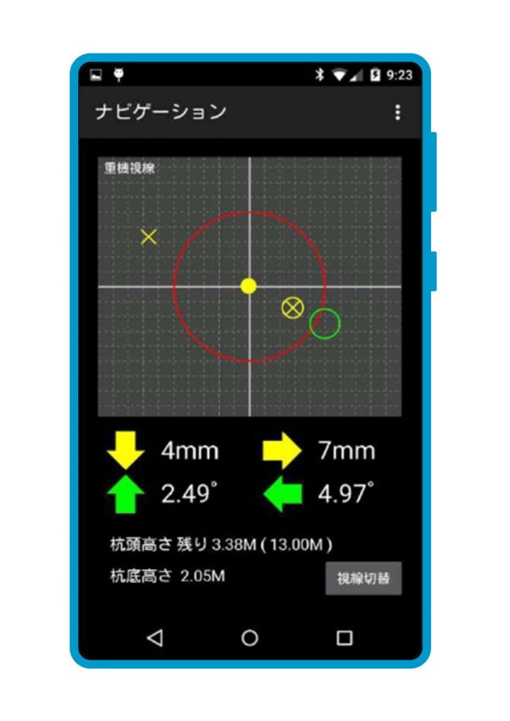 杭打設ナビゲーションシステム