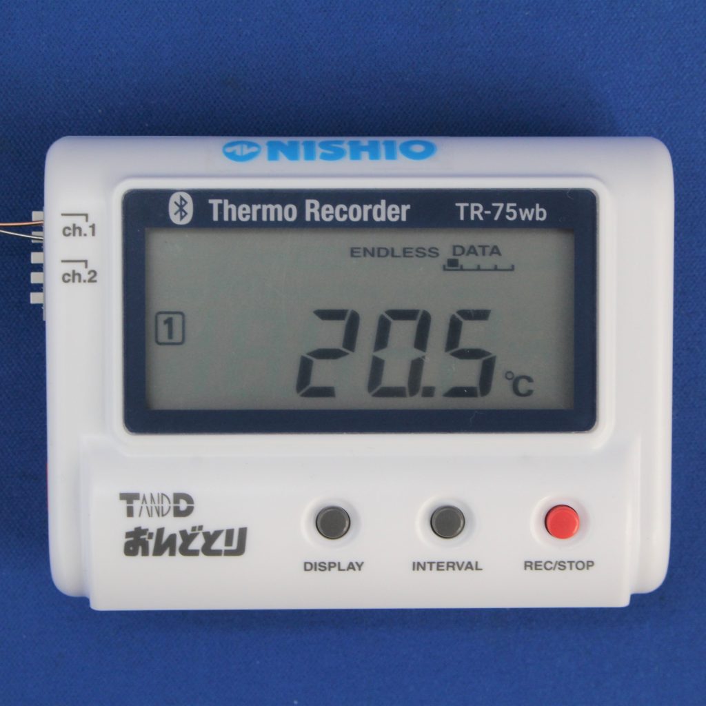 ワイヤレス温度ロガー　TR-75wb