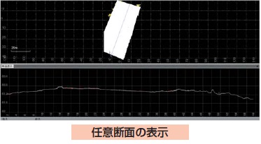 任意断面の表示